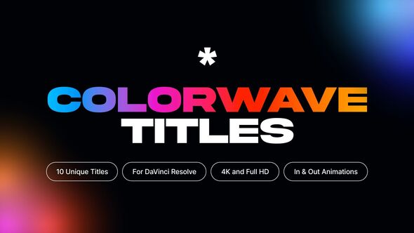 Photo of Colorwave Titles | DR – Videohive 59485986