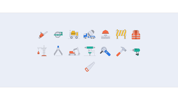 Photo of Construction Icons vol. 1 – Videohive 57816270
