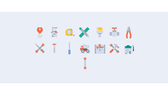 Photo of Construction Icons vol. 2 – Videohive 57816311