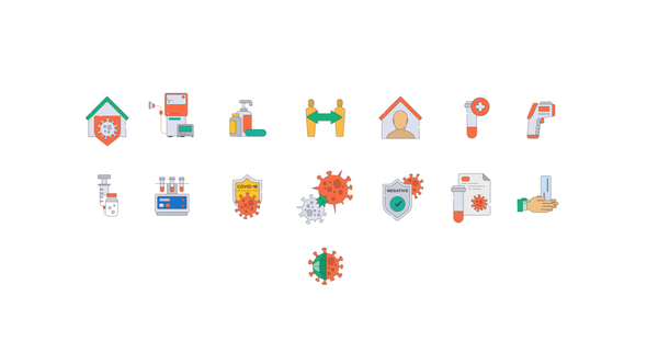 Photo of Covid 19 Icons vol. 2 – Videohive 57863715