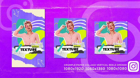 Photo of Crumple Tape Paper Collage Instagram Opener – Videohive 58780866