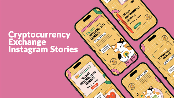 Photo of Cryptocurrency Exchange Instagram Stories – Videohive 59373184