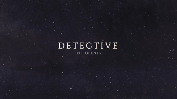 Photo of Detective Ink Opener – Videohive 59412477