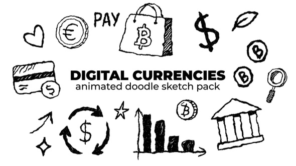 Photo of Digital Currencies – Animated Doodle Sketch Pack – Videohive 59190039