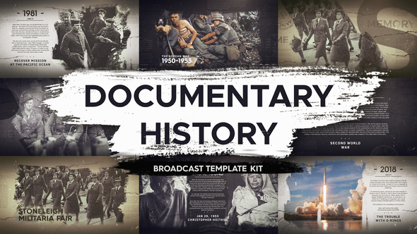 Photo of Documentary History | Broadcast Template Kit – Videohive 26486461