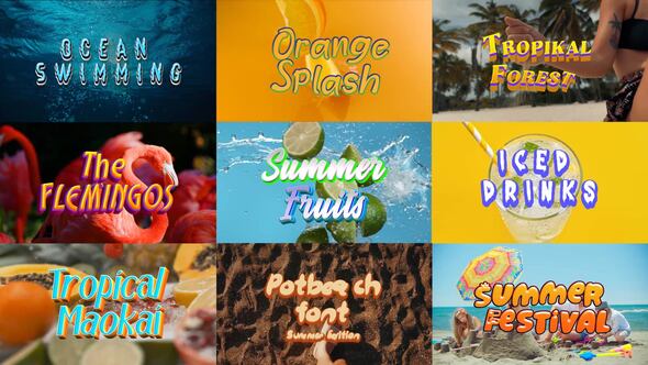 Photo of Edit Tropical Summer Text Effects Pack – Fruits, Birds & Cold Drink Vibes – Videohive 58711815