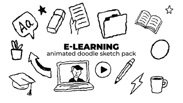 Photo of E-learning – Animated Doodle Sketch Pack – Videohive 59244615
