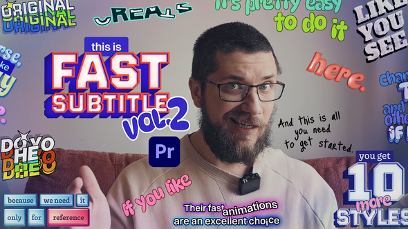 Photo of Fast Subtitle Vol.2 – Videohive 59151324