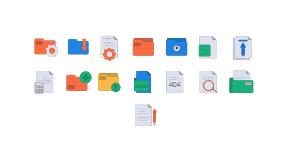 Photo of Files and Folders Icons vol. 2 – Videohive 58052553