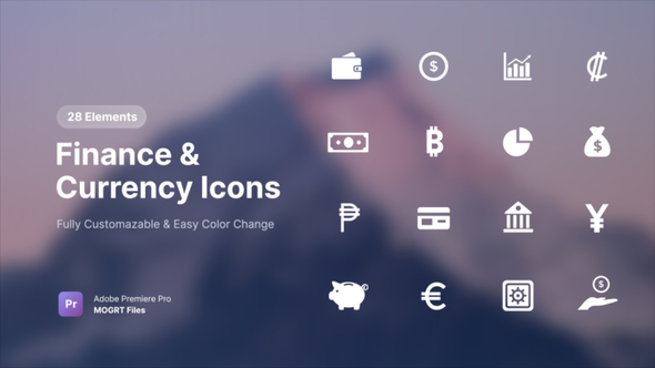 Photo of Finance & Currency Icons – Videohive 59428895