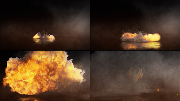 Photo of Fire Explosion Flame Sparks Logo Opener – Videohive 58594457