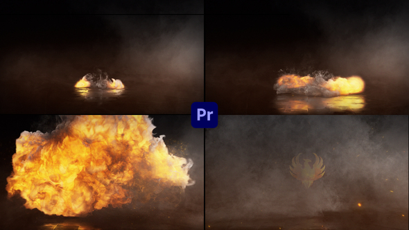 Photo of Fire Explosion Flame Sparks Text Logo Opener – Videohive 58594612