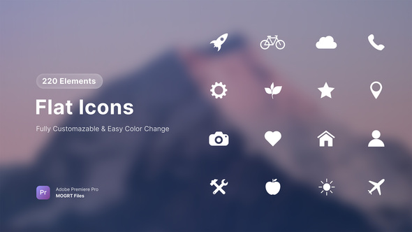 Photo of Flat Icons – Videohive 59373521