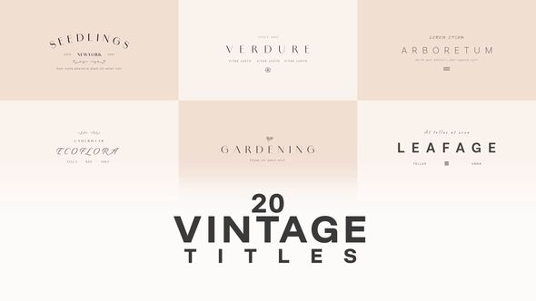 Photo of Floral Garden Title Set – Videohive 59312749