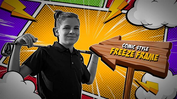 Photo of Freeze Frame | Comic Style Intro (MOGRT) – Videohive 59356631
