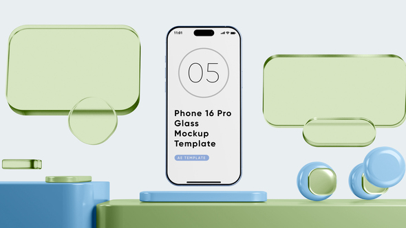 Photo of Glass Phone 16 Pro App Preview Screen Template – Videohive 59250060