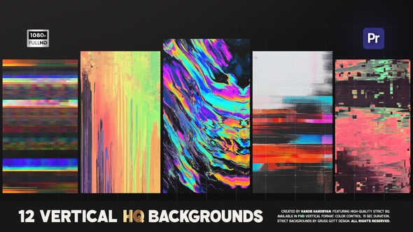Photo of Glitch Backgrounds – Videohive 59282296