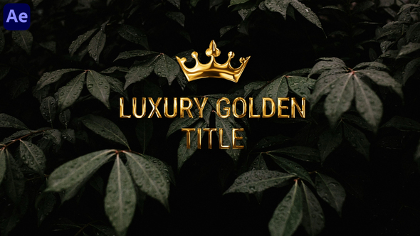 Photo of Golden Title – Videohive 59365838
