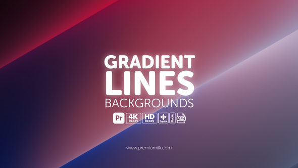 Photo of Gradient Lines Backgrounds for Premiere Pro – Videohive 59190152