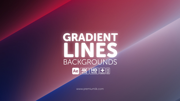 Photo of Gradient Lines Backgrounds – Videohive 59190137