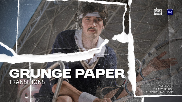 Photo of Grunge Paper Transitions – Videohive 59325375