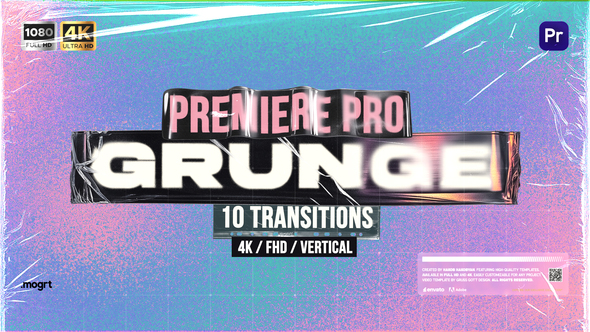 Photo of Grunge Transitions – Videohive 59429243