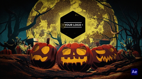 Photo of Halloween Logo Intro – Videohive 59342094