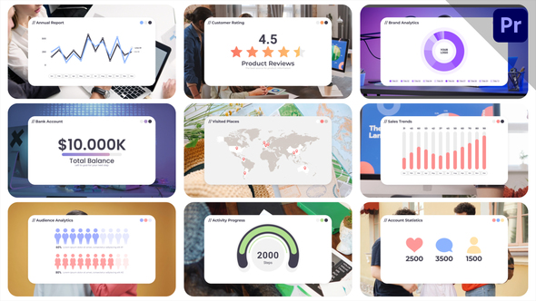 Photo of Infographic Widgets | MOGRT – Videohive 57491022