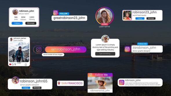 Photo of Instagram Follow Elements – Videohive 59445673