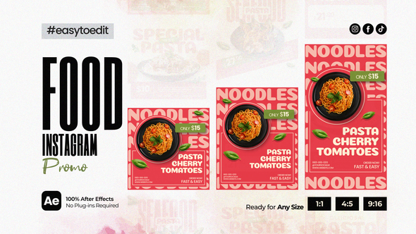 Photo of Instagram Promo V1 – Food – Videohive 59398712