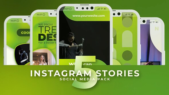 Photo of Instagram Vertical Reel – Green Lime MOGRT Premiere Pro – Videohive 59144879