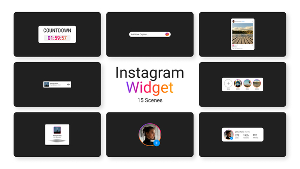 Photo of Instagram Widget – Videohive 59230333