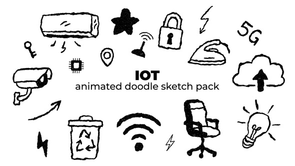 Photo of IoT – Animated Doodle Sketch Pack – Videohive 59252616