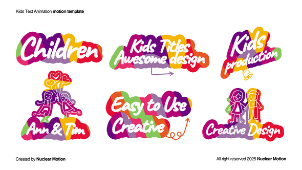 Photo of Kids Text Animation – Videohive 59514329