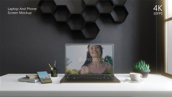 Photo of Laptop And Phone Screen Mockup – Videohive 59017103