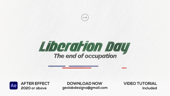 Photo of Liberation Day Titles – Videohive 59340571