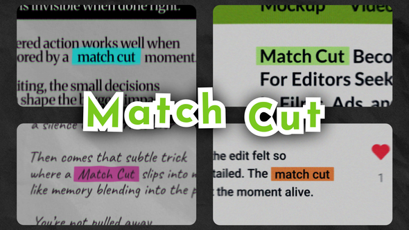 Photo of Match Cut Intro – Videohive 59443877