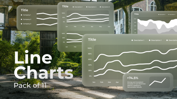 Photo of Matte Glass Line Charts – Videohive 59435306