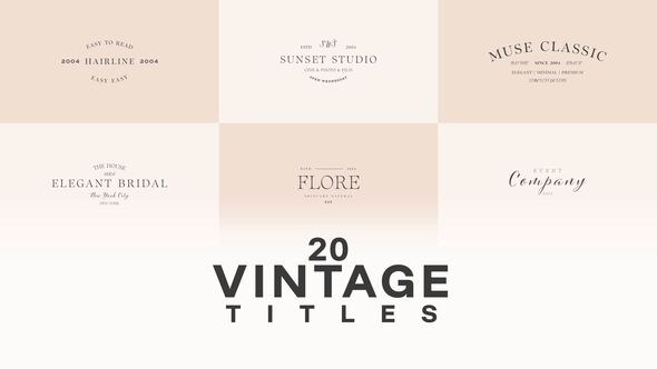 Photo of Minimal Wedding Title Set – Videohive 59381052