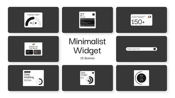 Photo of Minimalist Widget – Videohive 59230314