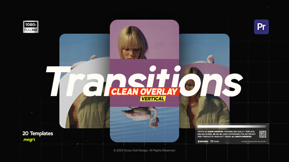 Photo of Minimalistic Vertical Transitions – Videohive 59268994