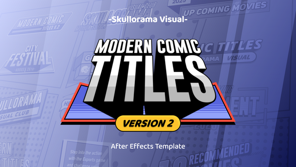 Photo of Modern Comic Titles V2 – Videohive 59502400