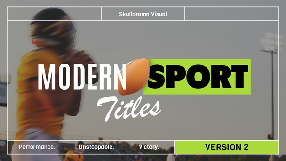 Photo of Modern Sport Titles V2 – Videohive 59400018