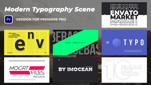 Photo of Modern Typography Scenes | MOGRT – Videohive 59278527