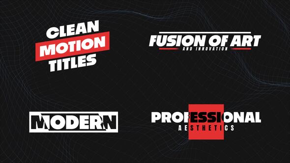 Photo of Motion Titles – Videohive 59348438