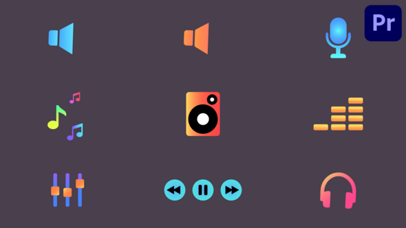 Photo of Music Icons for Premiere Pro – Videohive 59184016