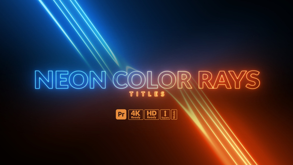 Photo of Neon Color Rays Titles for Premiere Pro – Videohive 59484484