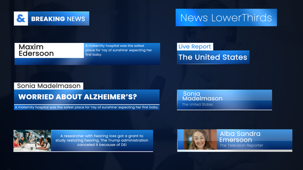 Photo of News LowerThirds – Videohive 59207590