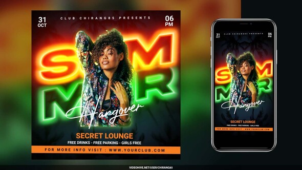 Photo of Night Club Flyer Stories v16 – Videohive 59077698