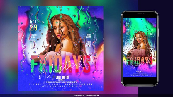 Photo of Night Club Flyer v19 – Videohive 59343922